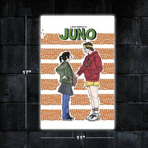 Juno movie poster - 11x17 film wall art print merch gift collectable diablo cody